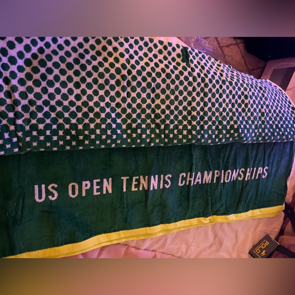 AUTHENTIC US OPEN Official On-Court Towel by Polo Ralph Lauren - NYC - Picture 5 of 11